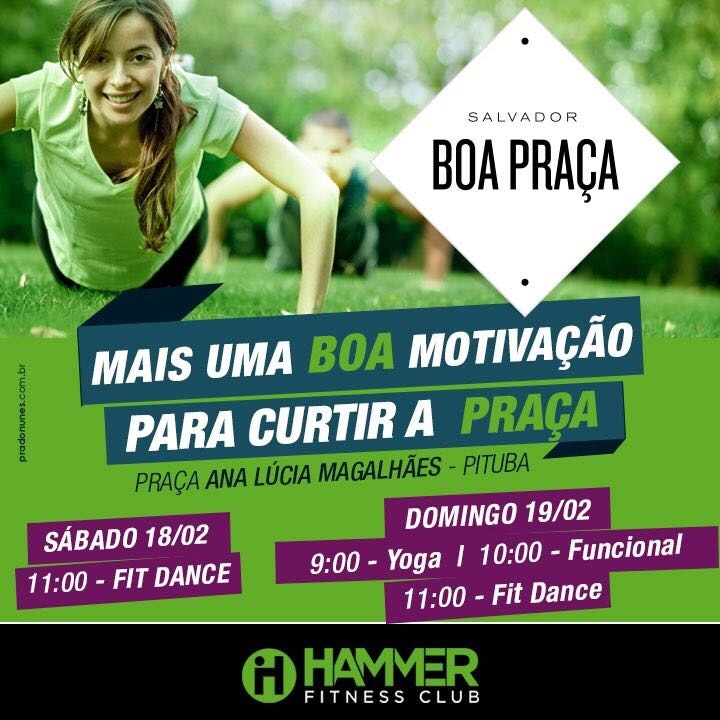 Hammer Fitness Club leva saúde e diversão para o Boa Praça