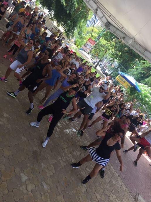 Hammer Fitness Club participa de mais uma edição do Boa Praça promovendo aulas gratuitas para o público