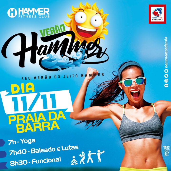 Evento público na Barra marca início do Verão Hammer